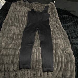 Black spandex one piece